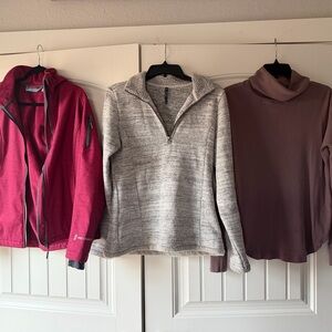 Kuhl Gray Quarter-Zip Sweater